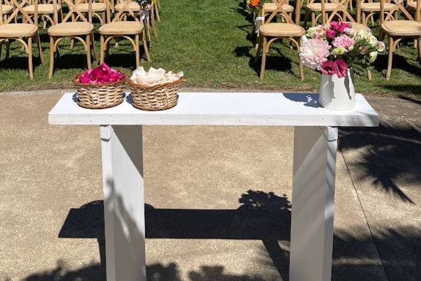 Ceremonia al aire libre