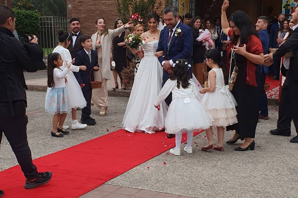 Matrimonio 21-10 alfombra roja