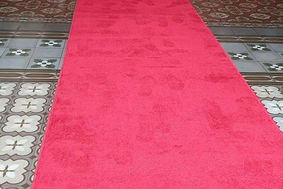 Alfombra roja 1.20x50 mts