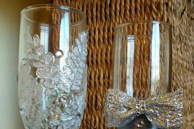 Copas para bodas de plata
