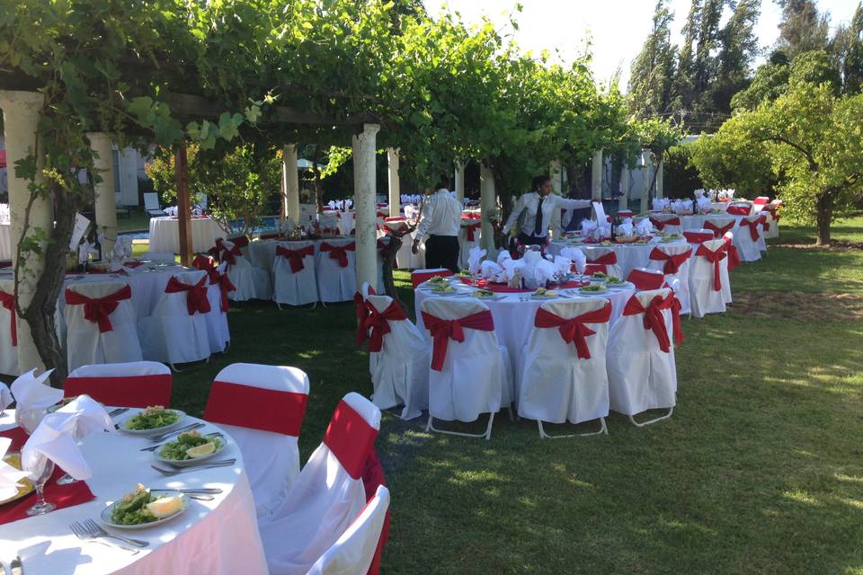 Mesas para la cena