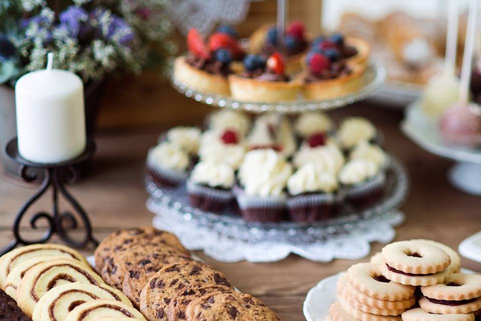 Galletas en el candy bar