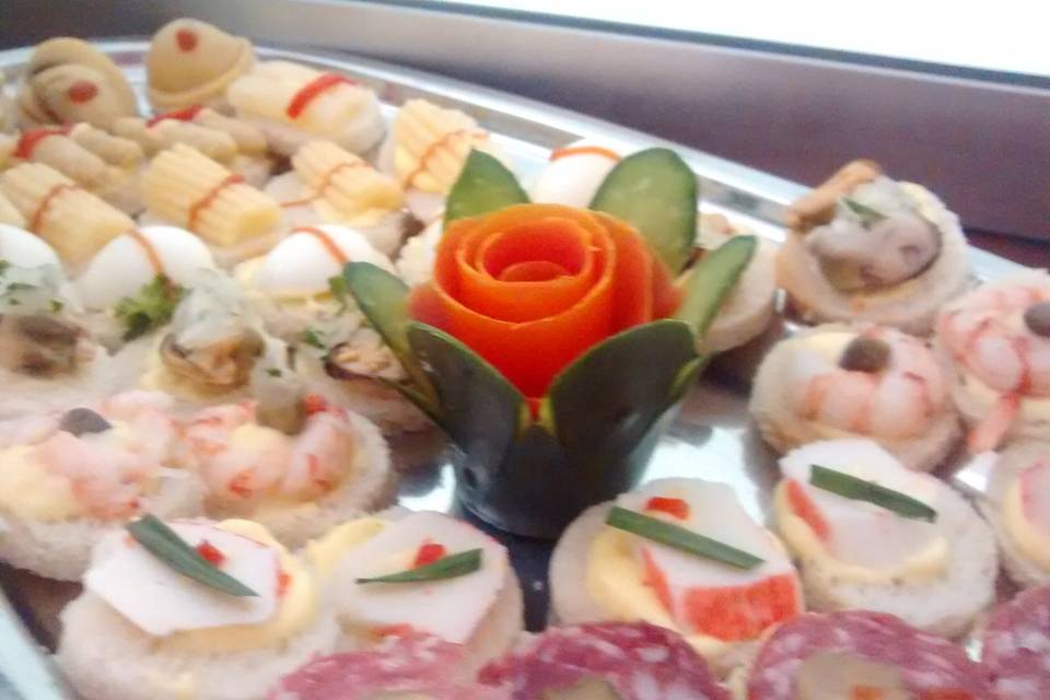 Canapés variados