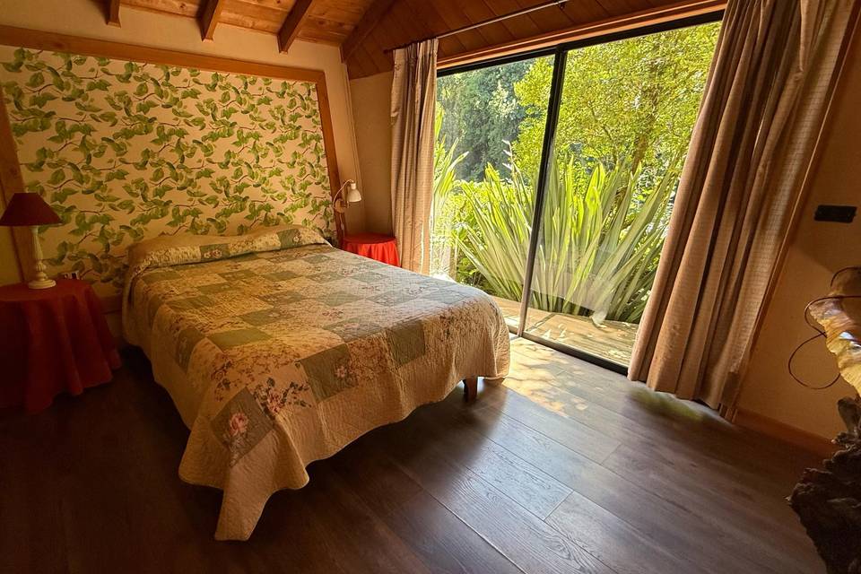Cabañas borde rio