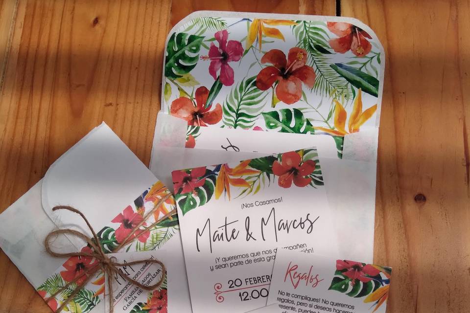 Invitaciones de matrimonio