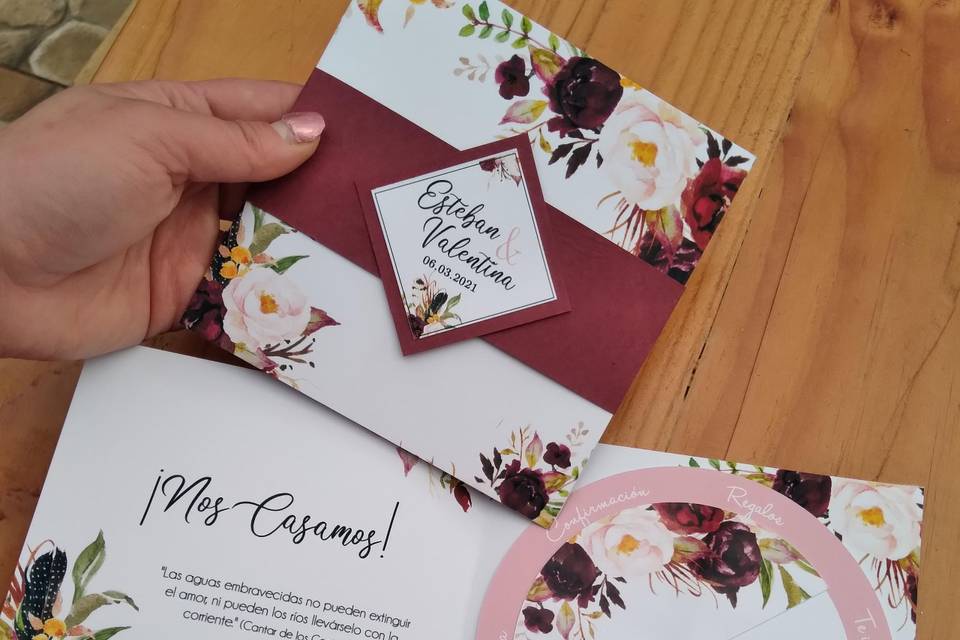 Invitaciones de matrimonio