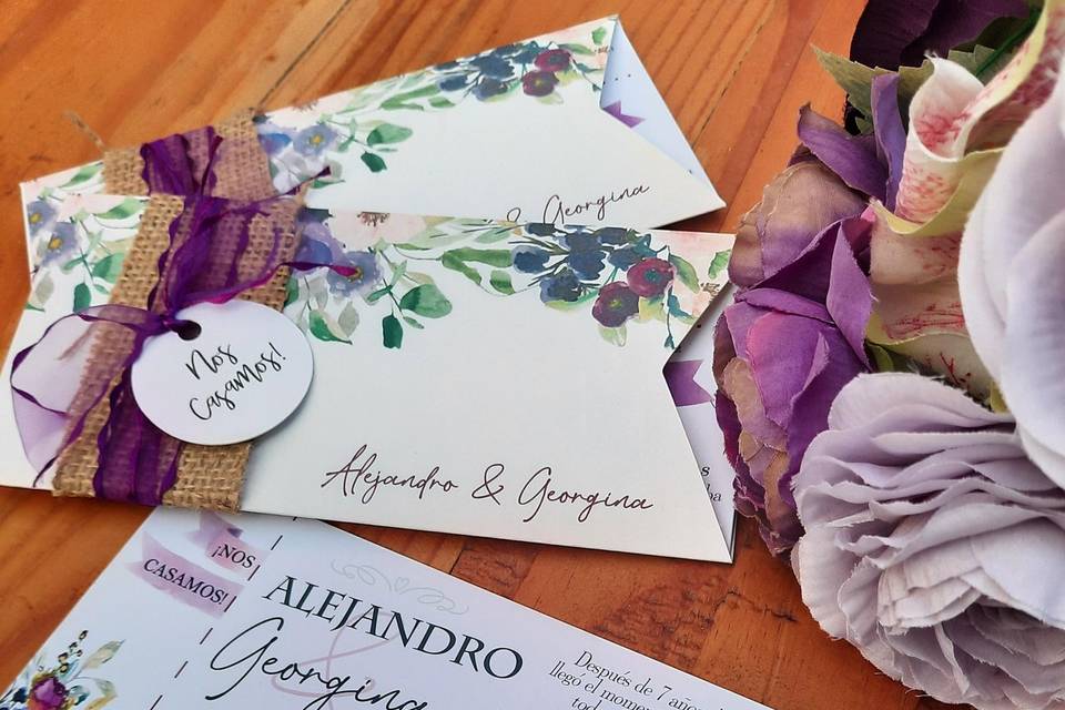 Invitaciones matrimonio