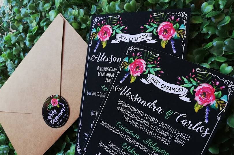 Invitaciones de matrimonio