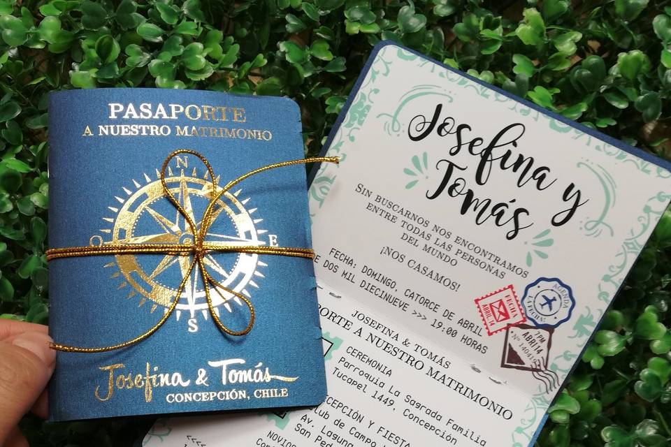 Invitación pasaporte