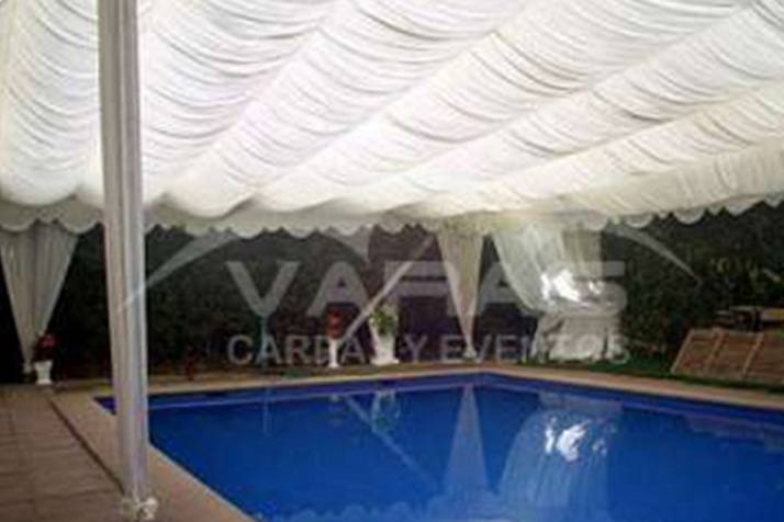 Toldo con doble techo