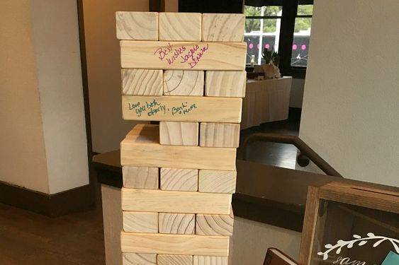 Jenga para novios