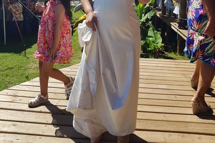 Vestido de novia encaje