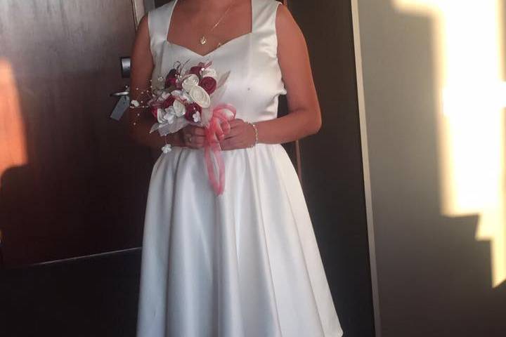 Vestido de novia civil