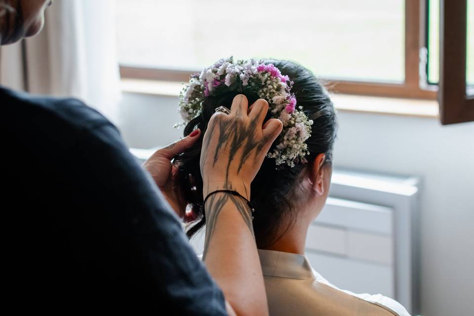 Preparación de Novia