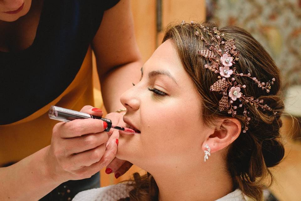 Preparación de novia