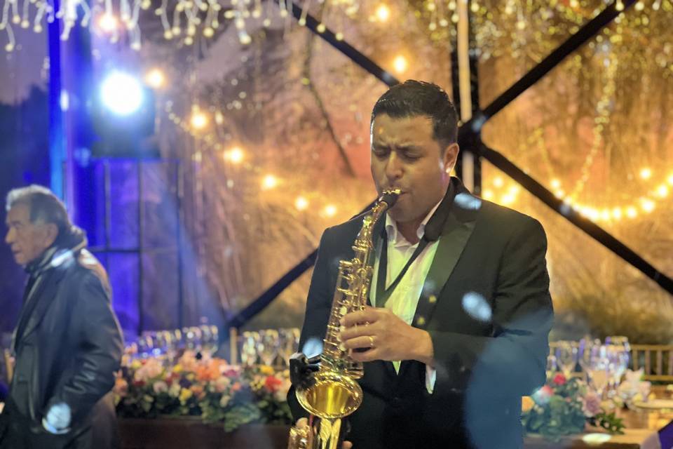 Saxofonista Andrés Ramírez L.