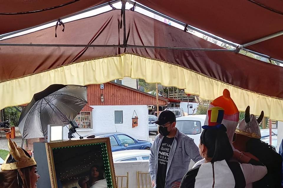 Espejo para hacer fotos