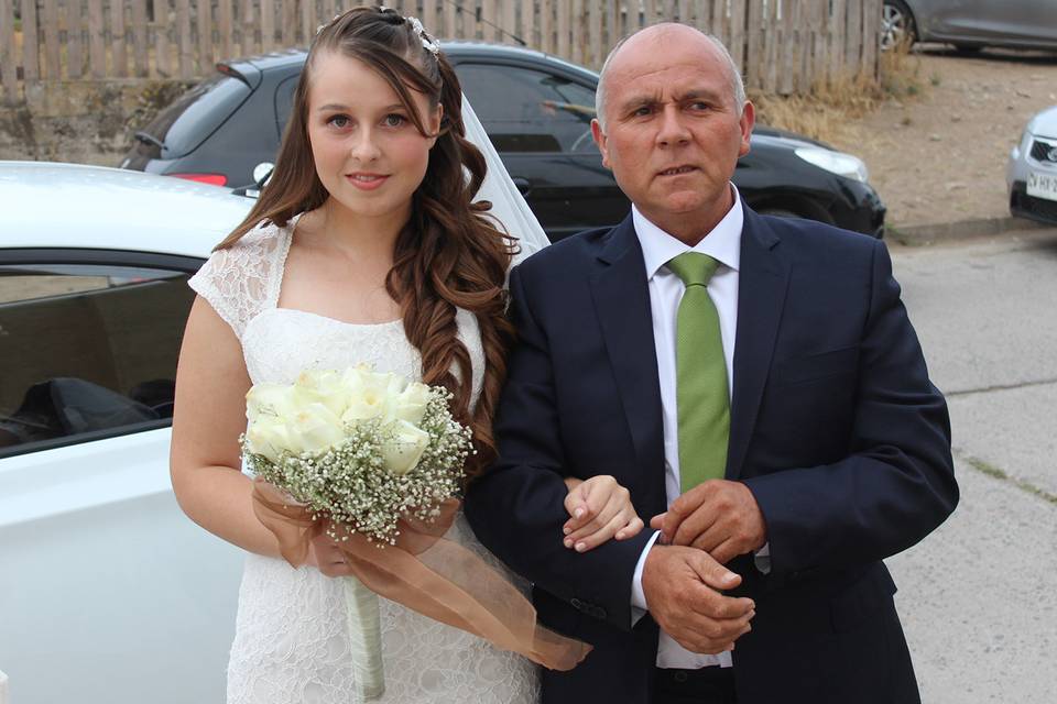 La novia y el padre