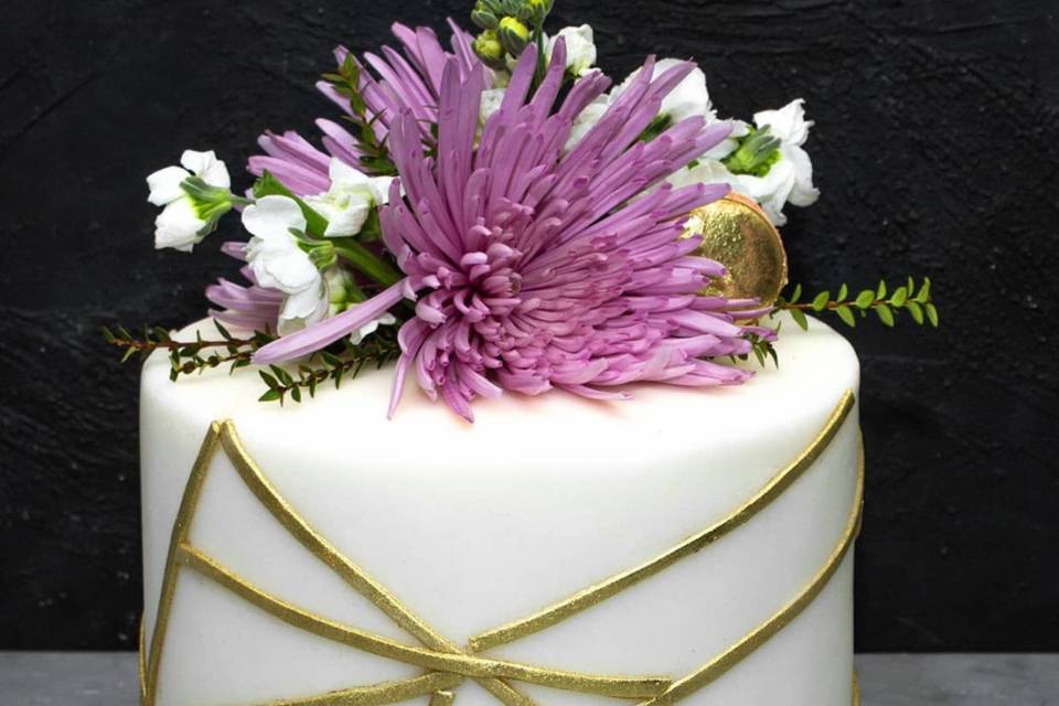 Torta de un solo nivel