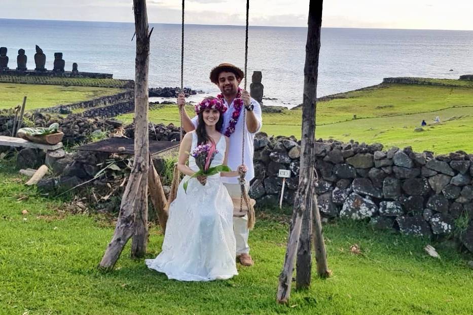 Matrimonio en Isla de Pascua