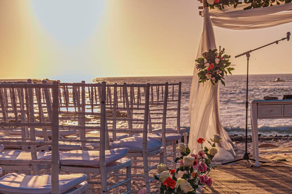 Altar detalles florales