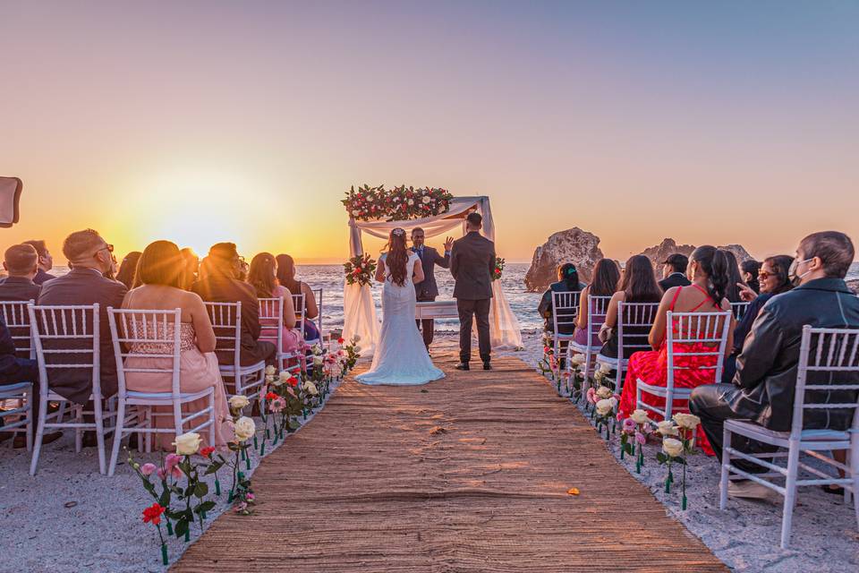 Novios altar
