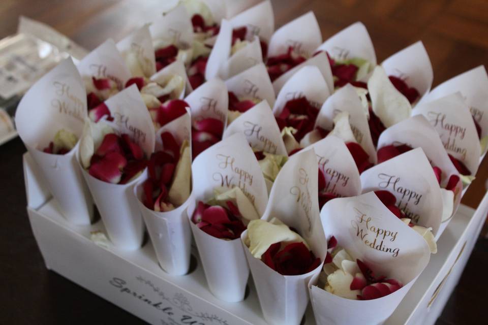 Confeti salida de novios