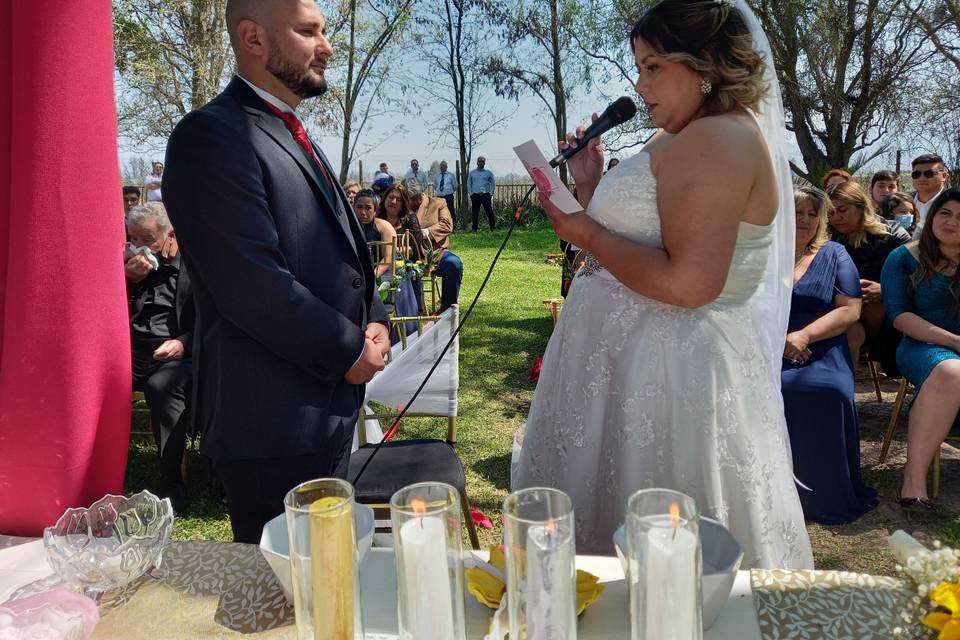 Ceremonia Mayra y Carlos