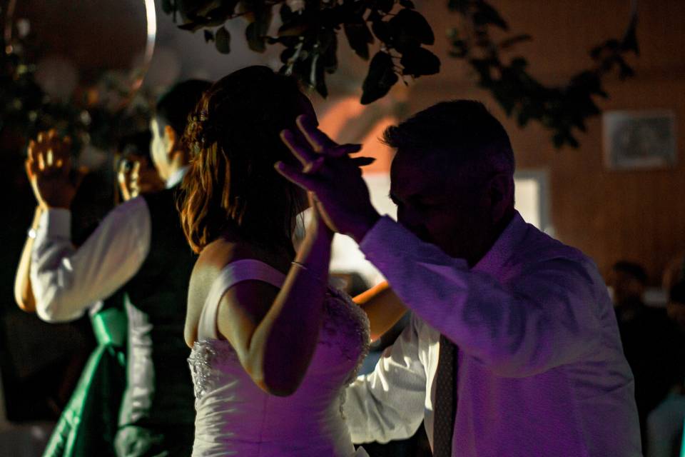 Baile de la novia con el padre