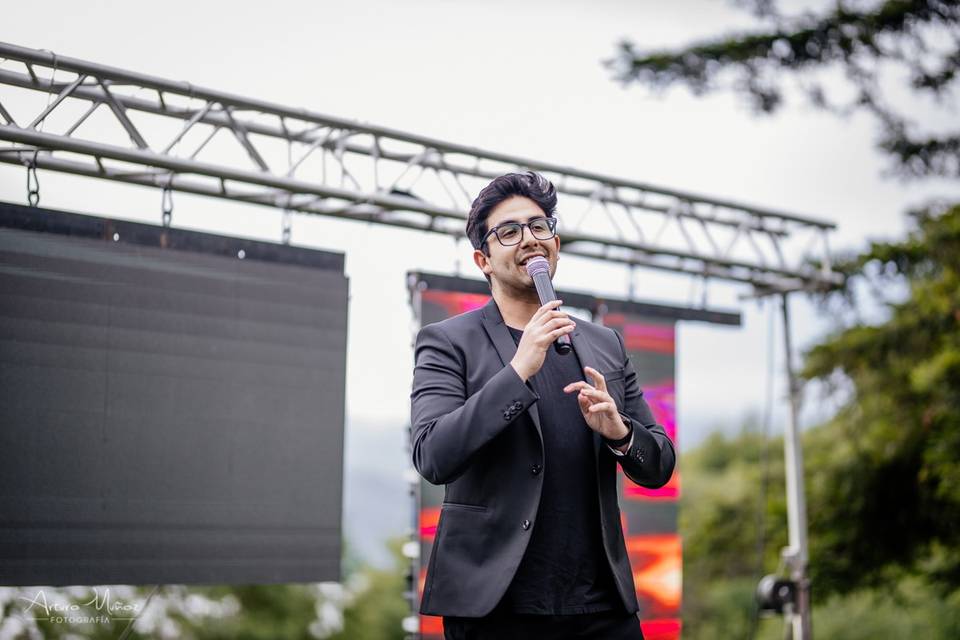Presentación de artistas