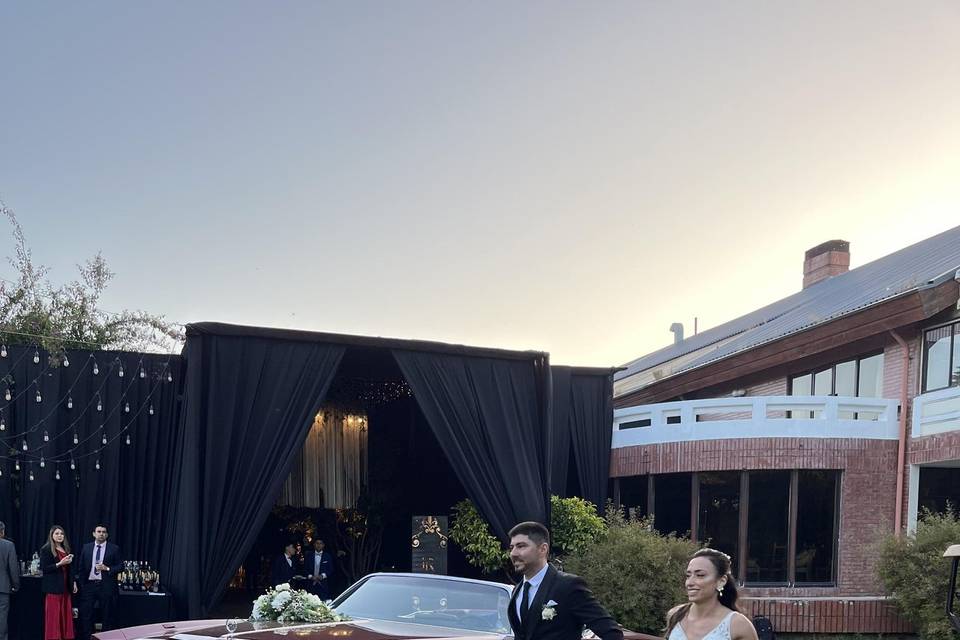 Llegada de los novios