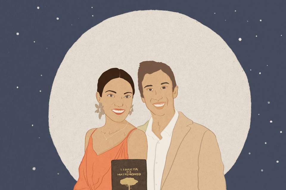 Ilustraciones matrimoniales