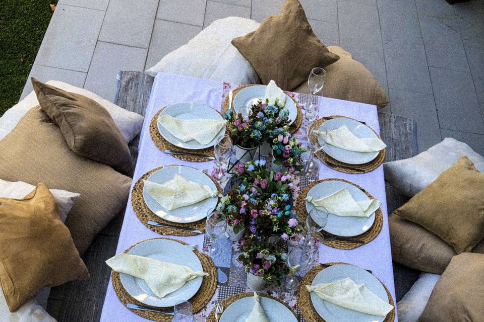 Servicio de Picnic - Montaje