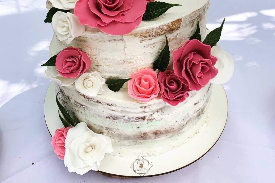 Torta de novios 50 personas