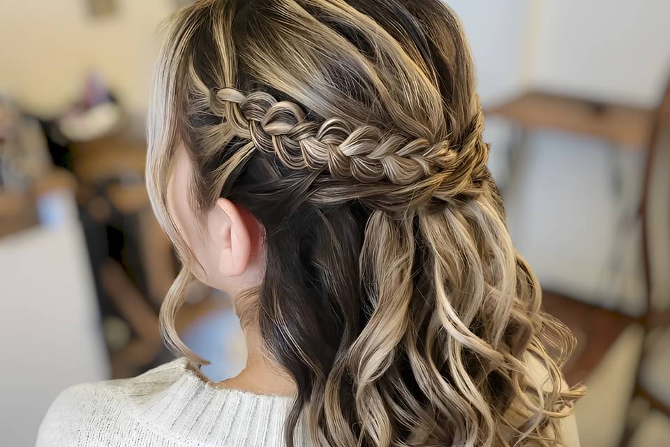 Tomado con trenzas