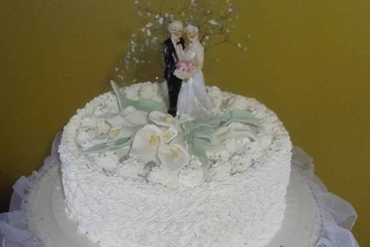 Pastel de matrimonio