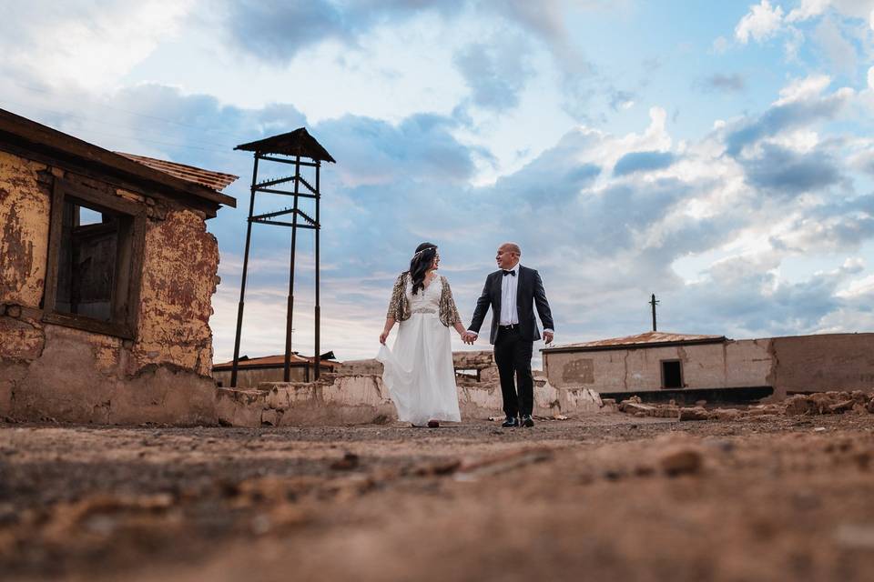 Post boda en el desierto