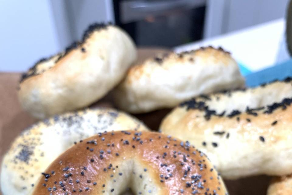 Pan bagels