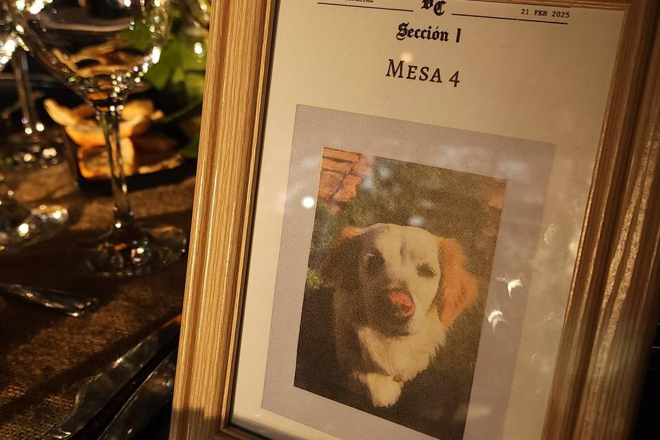 Nombre de mesa