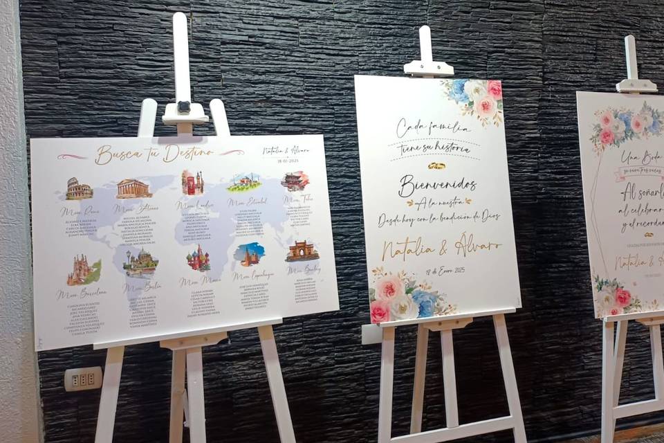 Set de carteles
