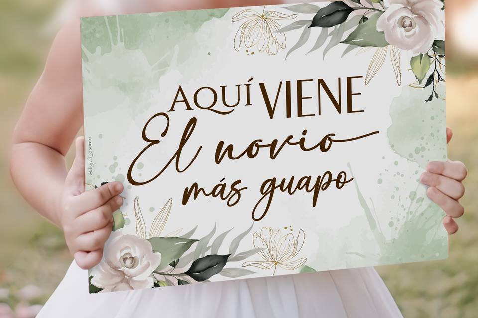 Cartel de pajes