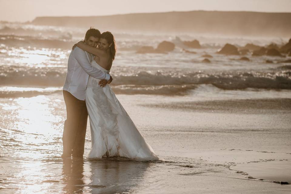 Trash the dress Kim & Pablo