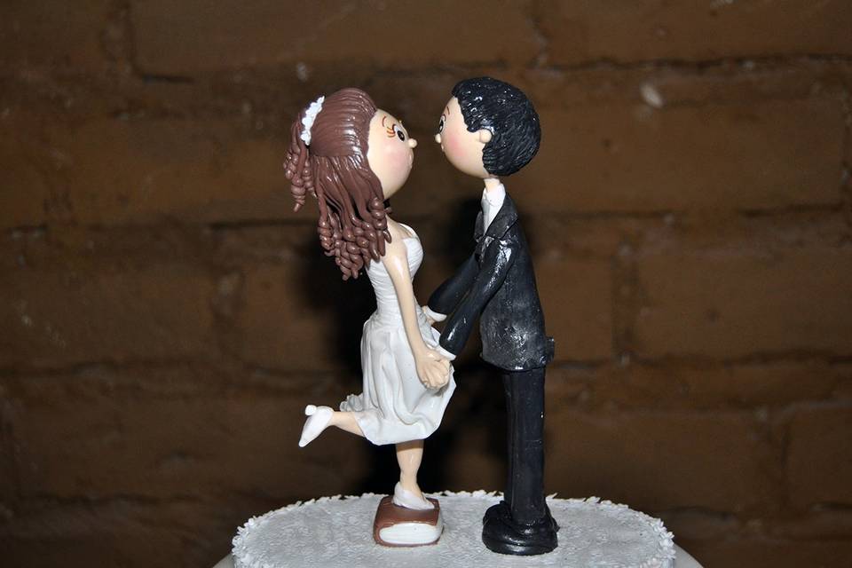 Novios en Torta