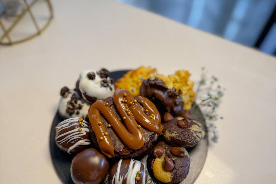 Tabla de mini postres