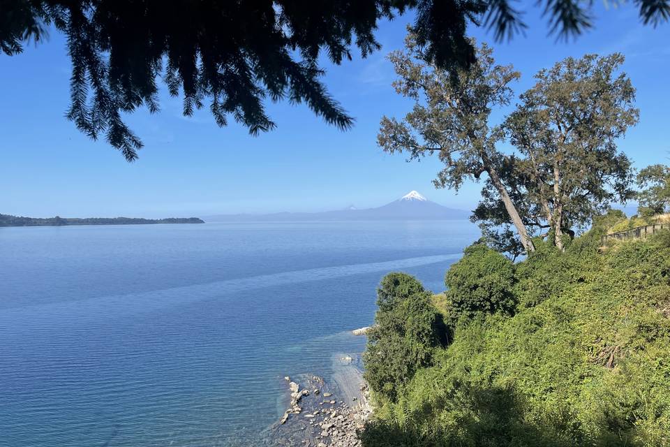 Vista desde la terraza y la ca