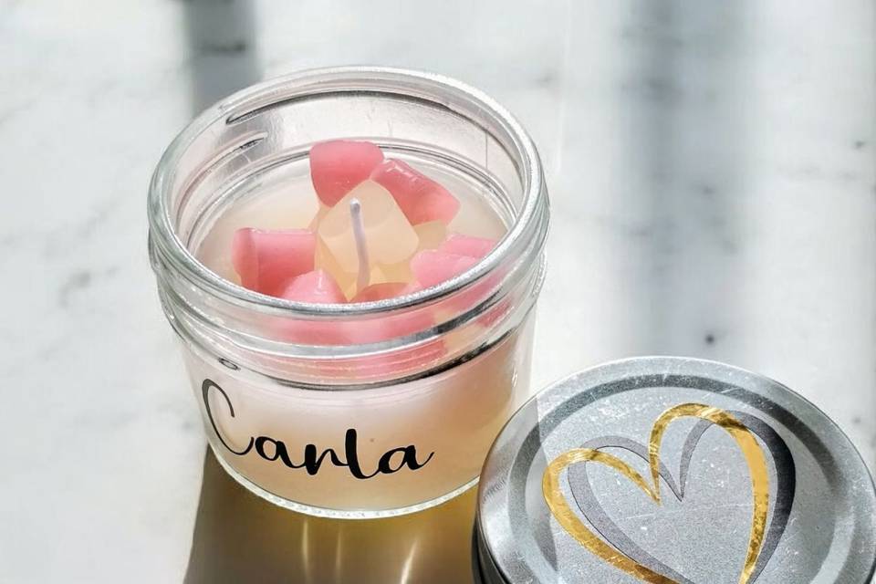Vela artesanal aromática