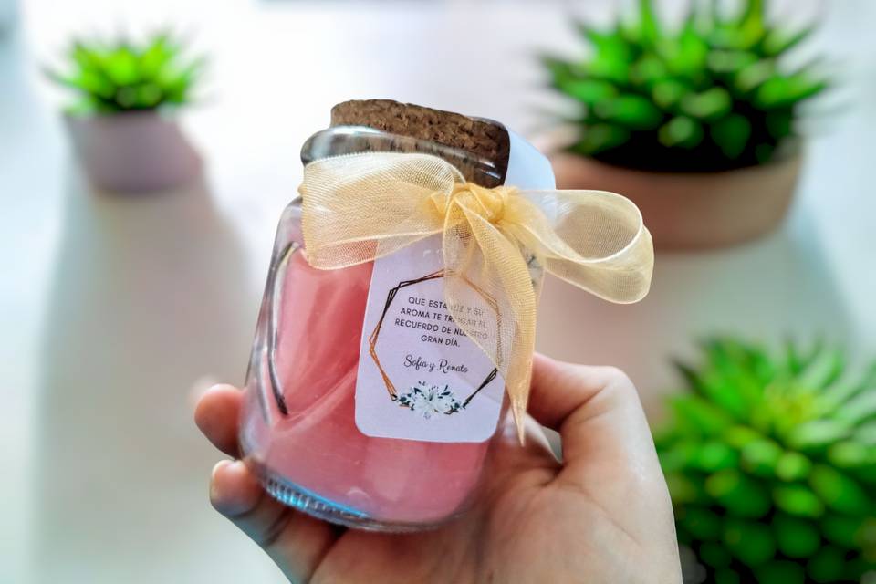 Vela artesanal aromática
