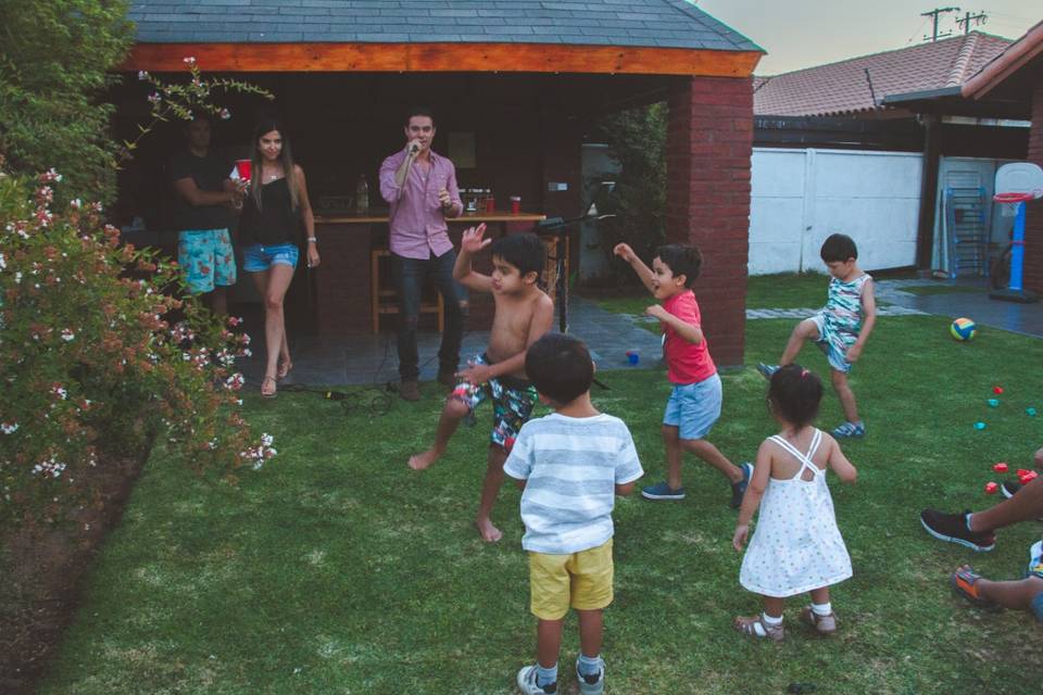 Canto en cumpleaños para niños