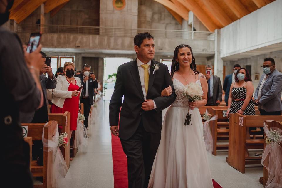 Papá y novia