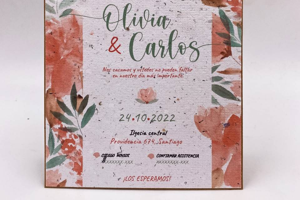 Invitaciones de matrimonio